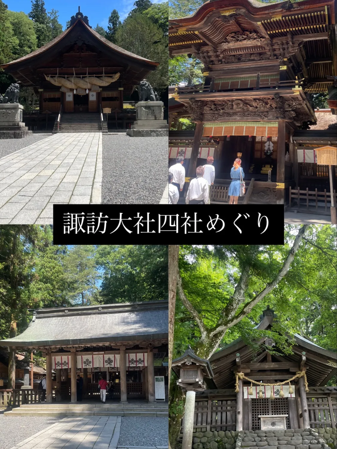 【諏訪大社四社めぐり】